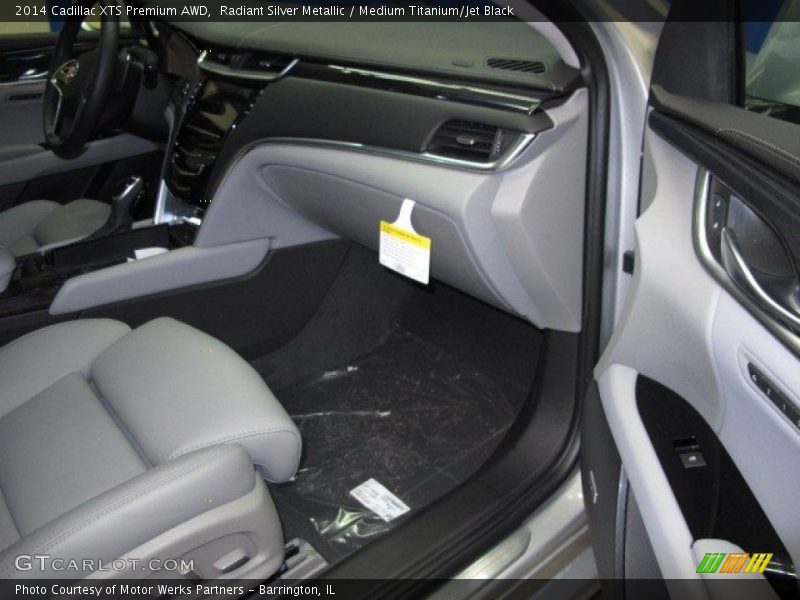 Radiant Silver Metallic / Medium Titanium/Jet Black 2014 Cadillac XTS Premium AWD