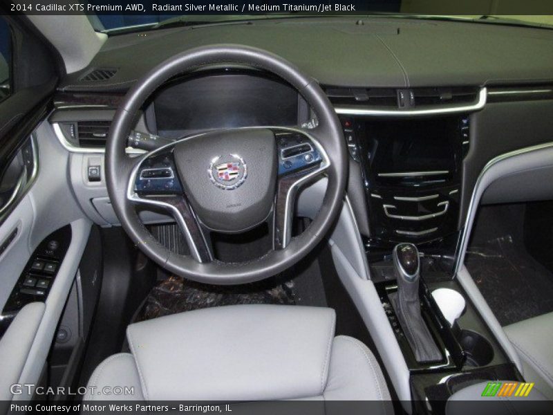 Radiant Silver Metallic / Medium Titanium/Jet Black 2014 Cadillac XTS Premium AWD