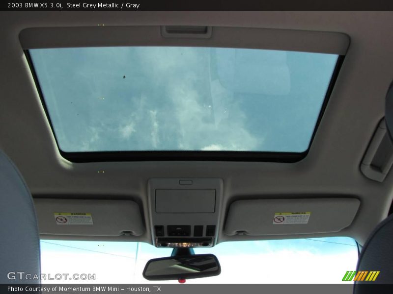 Steel Grey Metallic / Gray 2003 BMW X5 3.0i