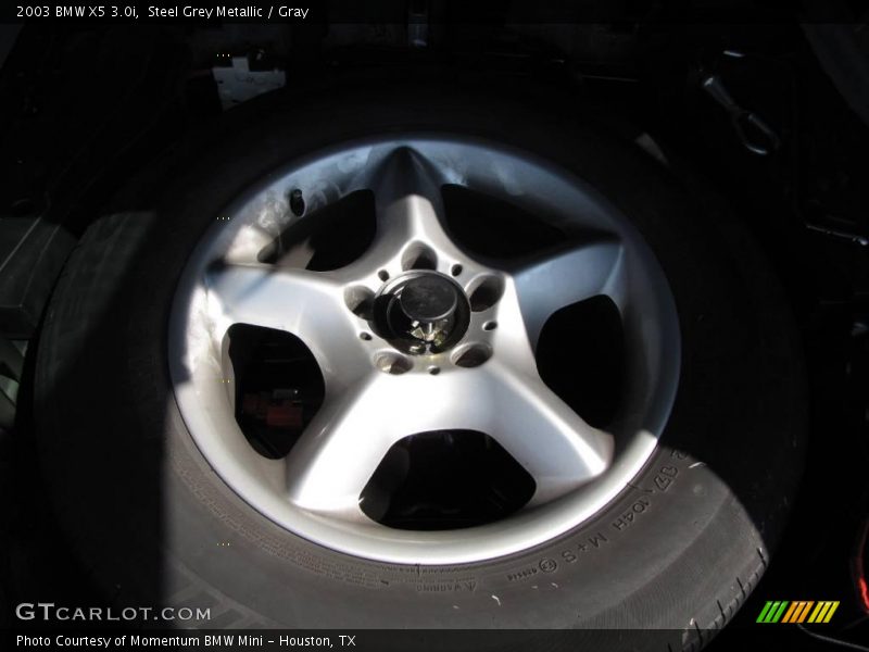 Steel Grey Metallic / Gray 2003 BMW X5 3.0i
