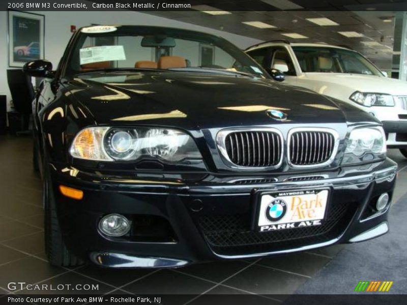 Carbon Black Metallic / Cinnamon 2006 BMW M3 Convertible