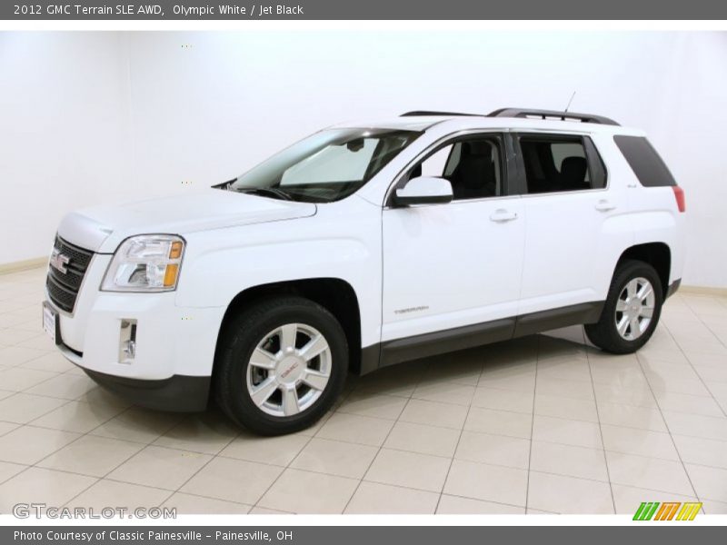 Olympic White / Jet Black 2012 GMC Terrain SLE AWD