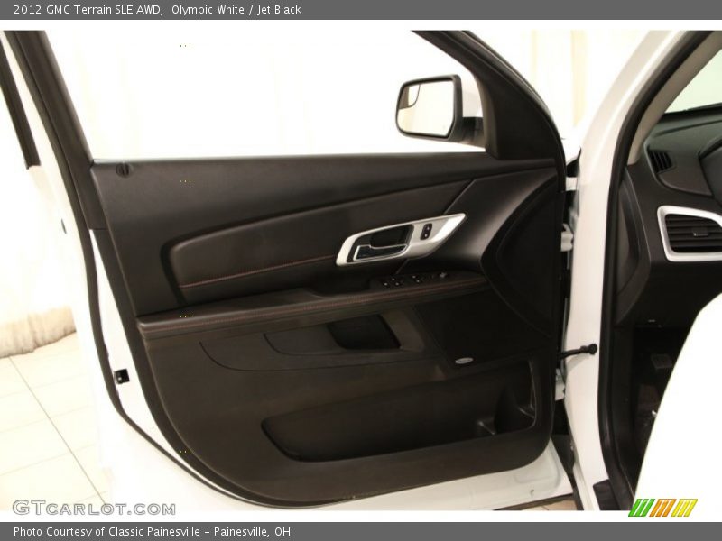 Olympic White / Jet Black 2012 GMC Terrain SLE AWD