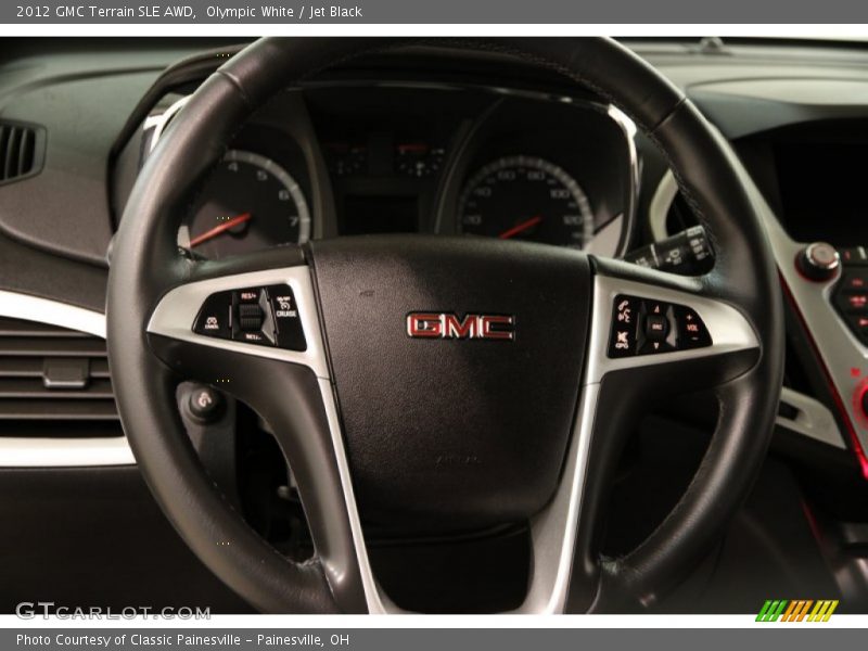 Olympic White / Jet Black 2012 GMC Terrain SLE AWD