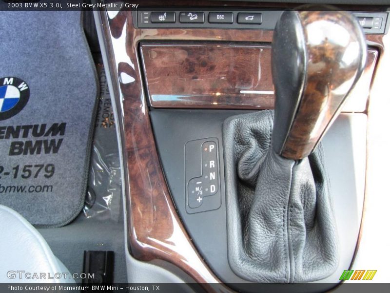Steel Grey Metallic / Gray 2003 BMW X5 3.0i