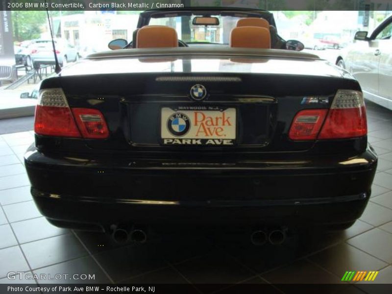 Carbon Black Metallic / Cinnamon 2006 BMW M3 Convertible
