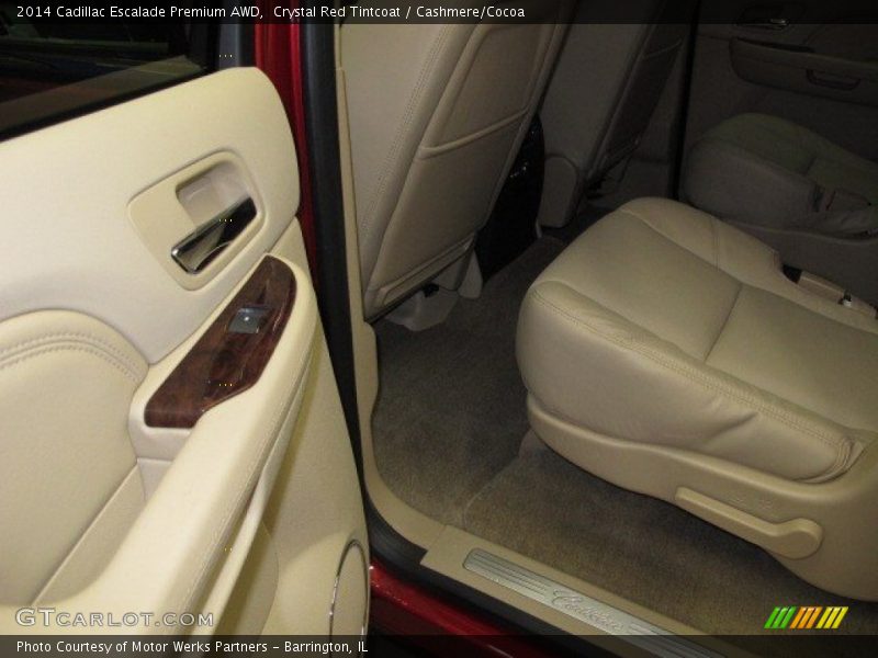 Crystal Red Tintcoat / Cashmere/Cocoa 2014 Cadillac Escalade Premium AWD