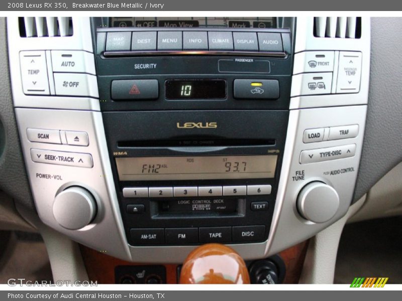 Breakwater Blue Metallic / Ivory 2008 Lexus RX 350
