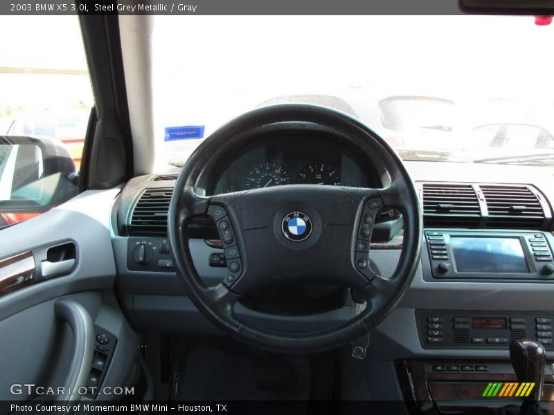 Steel Grey Metallic / Gray 2003 BMW X5 3.0i