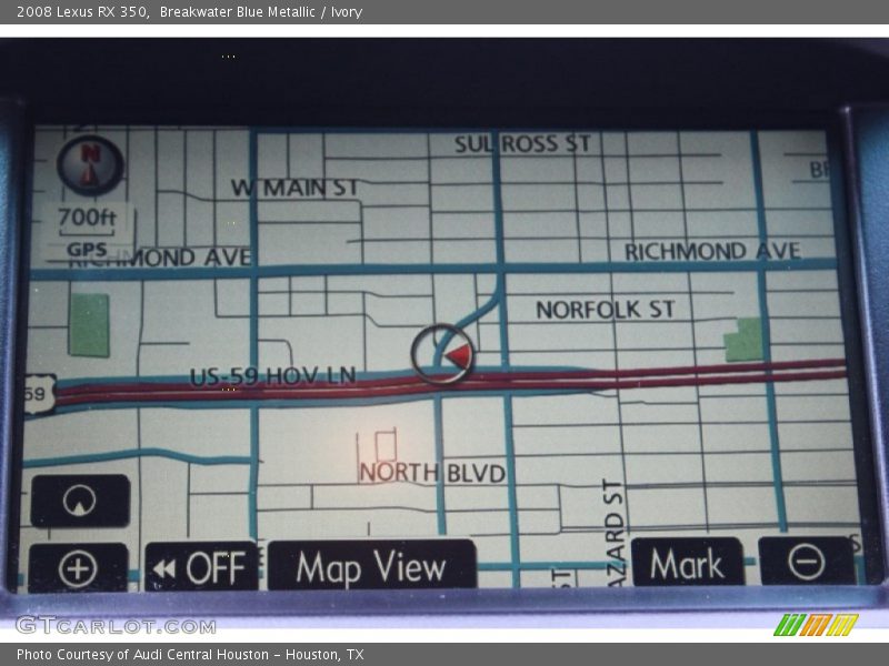 Breakwater Blue Metallic / Ivory 2008 Lexus RX 350