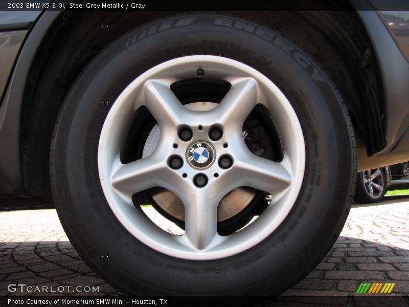 Steel Grey Metallic / Gray 2003 BMW X5 3.0i