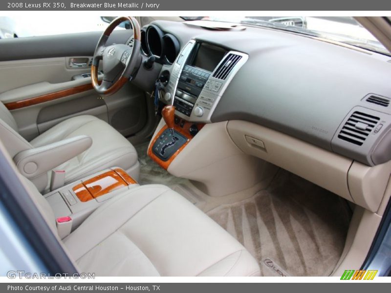 Breakwater Blue Metallic / Ivory 2008 Lexus RX 350