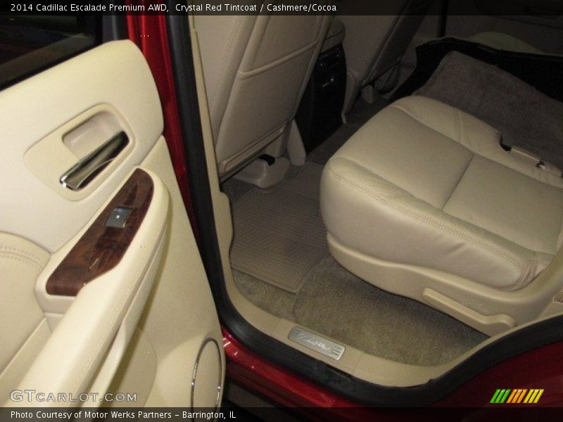 Crystal Red Tintcoat / Cashmere/Cocoa 2014 Cadillac Escalade Premium AWD