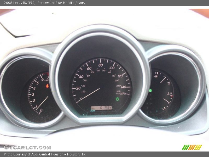 Breakwater Blue Metallic / Ivory 2008 Lexus RX 350