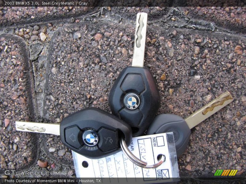 Steel Grey Metallic / Gray 2003 BMW X5 3.0i