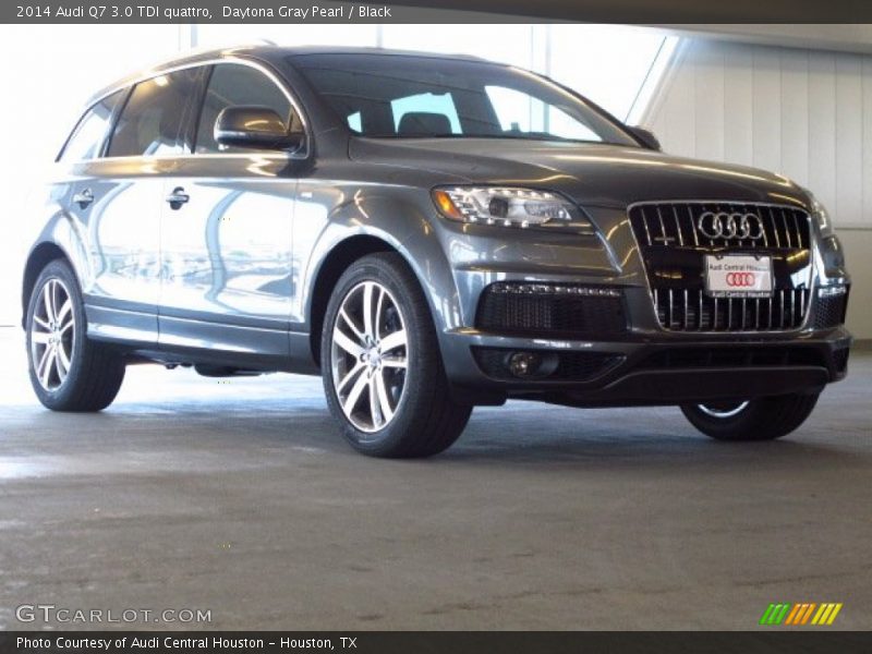 Daytona Gray Pearl / Black 2014 Audi Q7 3.0 TDI quattro