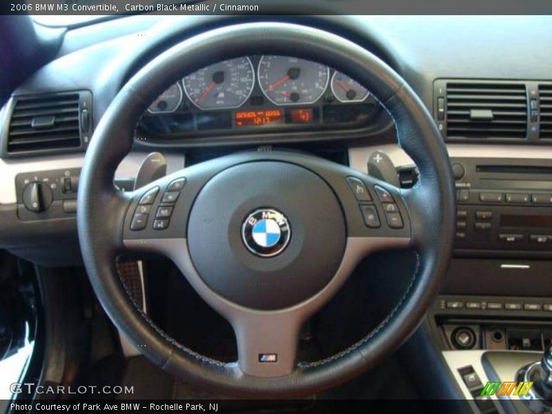 Carbon Black Metallic / Cinnamon 2006 BMW M3 Convertible