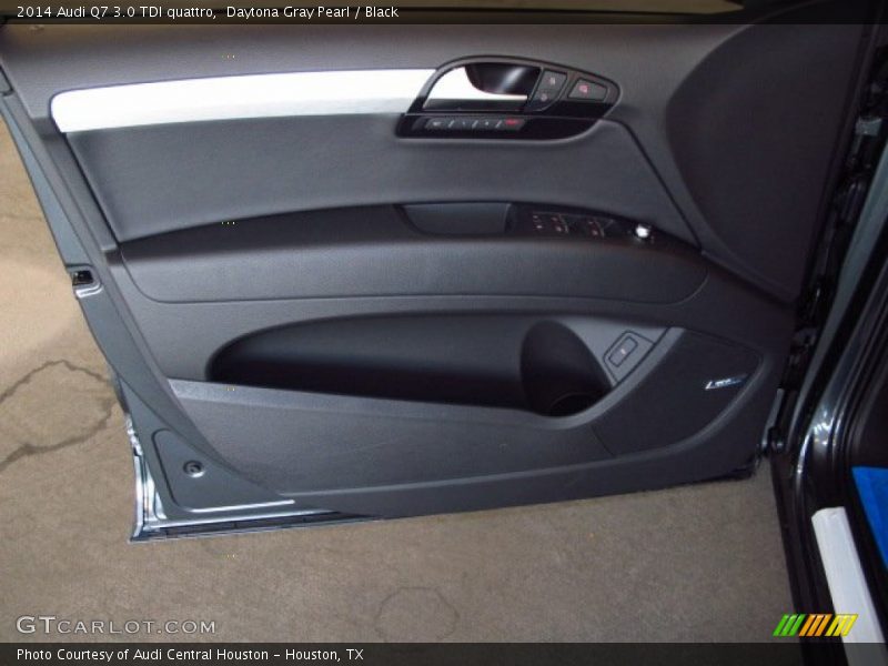 Daytona Gray Pearl / Black 2014 Audi Q7 3.0 TDI quattro