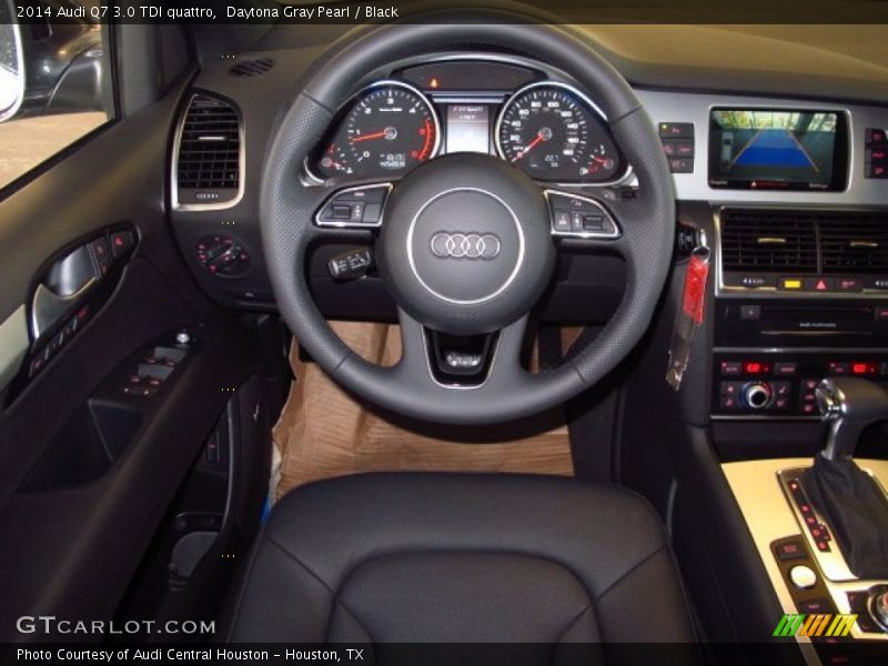 Daytona Gray Pearl / Black 2014 Audi Q7 3.0 TDI quattro