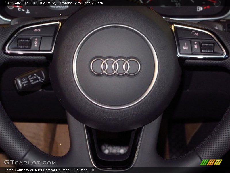 Daytona Gray Pearl / Black 2014 Audi Q7 3.0 TDI quattro