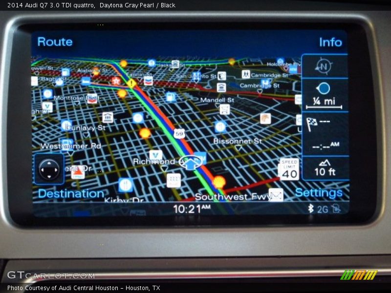 Daytona Gray Pearl / Black 2014 Audi Q7 3.0 TDI quattro