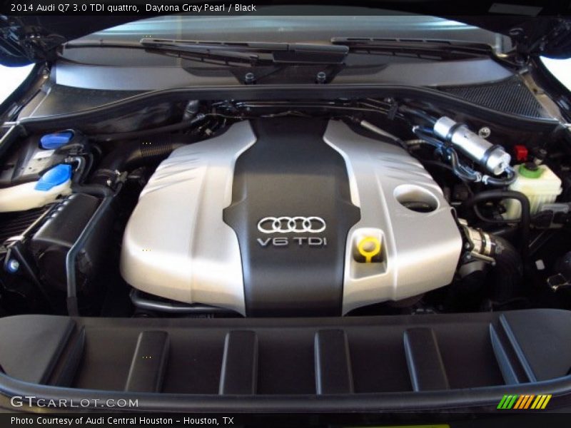 Daytona Gray Pearl / Black 2014 Audi Q7 3.0 TDI quattro