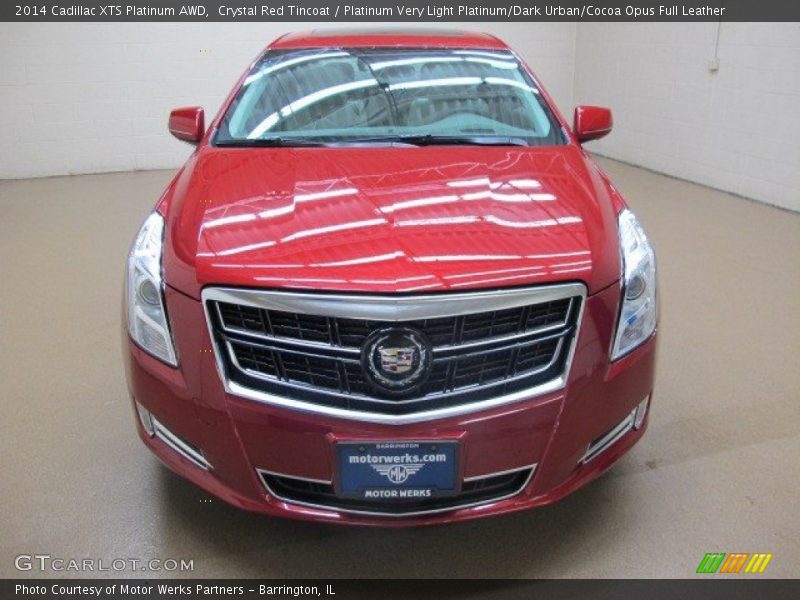 Crystal Red Tincoat / Platinum Very Light Platinum/Dark Urban/Cocoa Opus Full Leather 2014 Cadillac XTS Platinum AWD