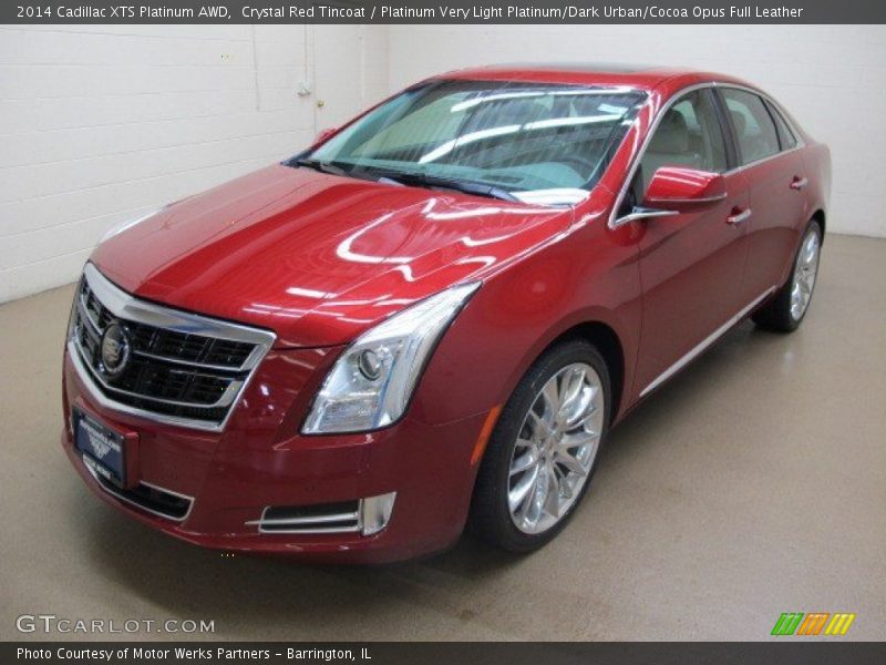 Crystal Red Tincoat / Platinum Very Light Platinum/Dark Urban/Cocoa Opus Full Leather 2014 Cadillac XTS Platinum AWD