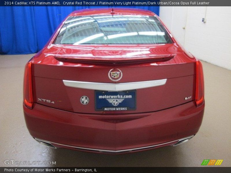 Crystal Red Tincoat / Platinum Very Light Platinum/Dark Urban/Cocoa Opus Full Leather 2014 Cadillac XTS Platinum AWD