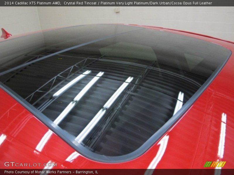 Crystal Red Tincoat / Platinum Very Light Platinum/Dark Urban/Cocoa Opus Full Leather 2014 Cadillac XTS Platinum AWD