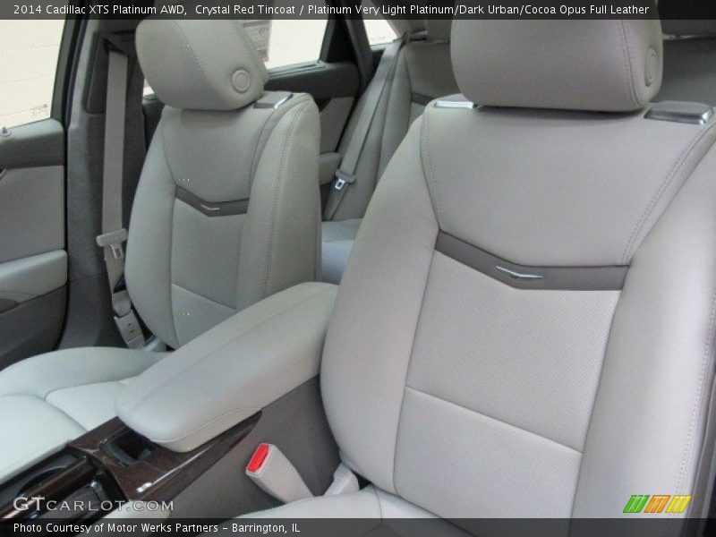 Front Seat of 2014 XTS Platinum AWD