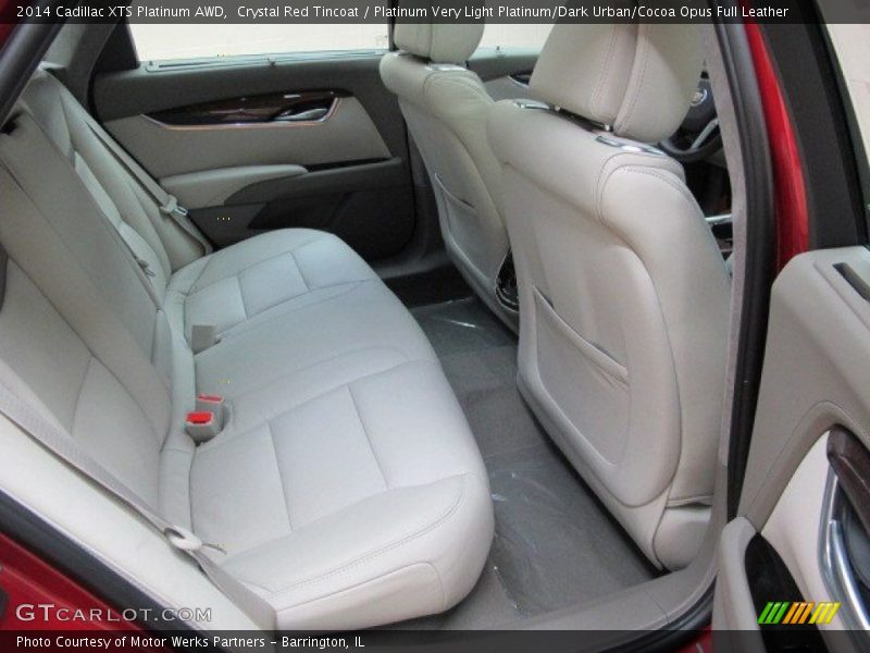 Crystal Red Tincoat / Platinum Very Light Platinum/Dark Urban/Cocoa Opus Full Leather 2014 Cadillac XTS Platinum AWD