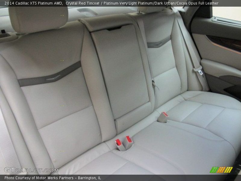 Crystal Red Tincoat / Platinum Very Light Platinum/Dark Urban/Cocoa Opus Full Leather 2014 Cadillac XTS Platinum AWD