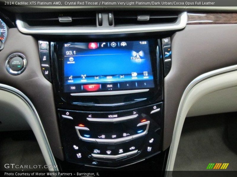 Crystal Red Tincoat / Platinum Very Light Platinum/Dark Urban/Cocoa Opus Full Leather 2014 Cadillac XTS Platinum AWD
