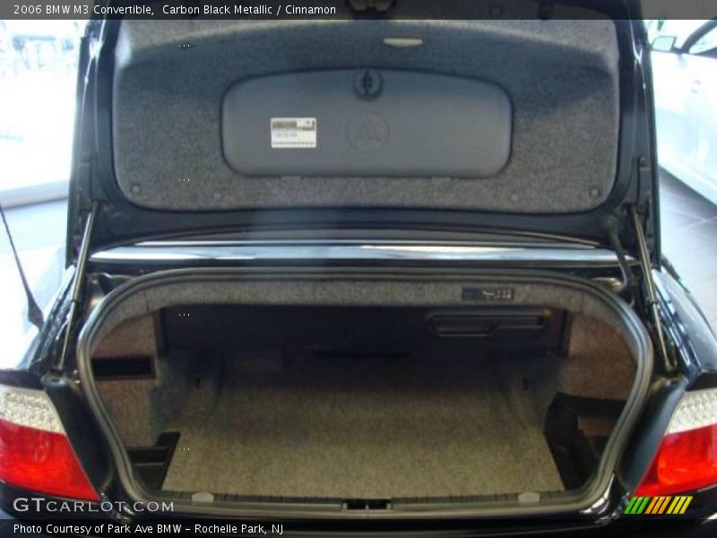 Carbon Black Metallic / Cinnamon 2006 BMW M3 Convertible