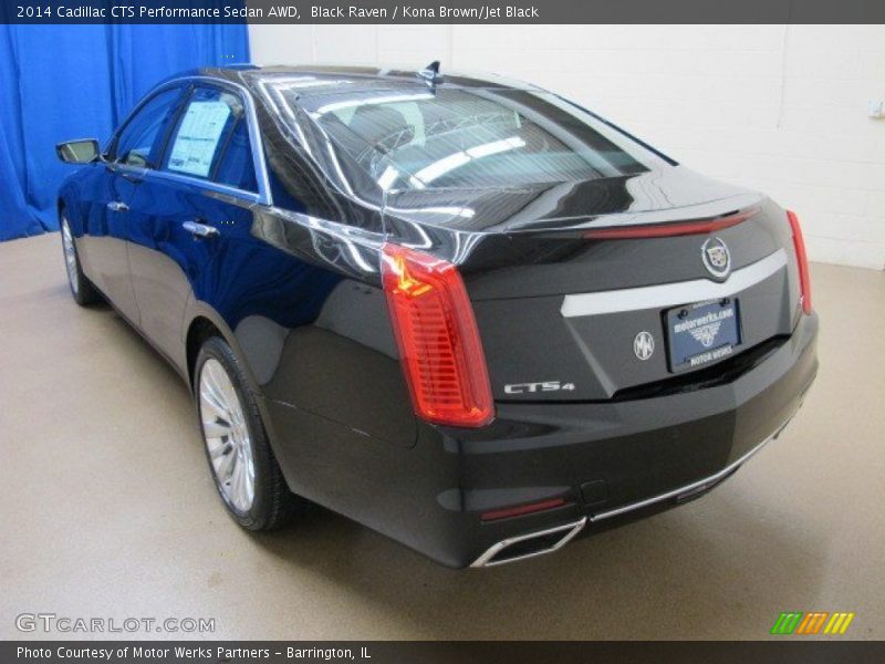 Black Raven / Kona Brown/Jet Black 2014 Cadillac CTS Performance Sedan AWD
