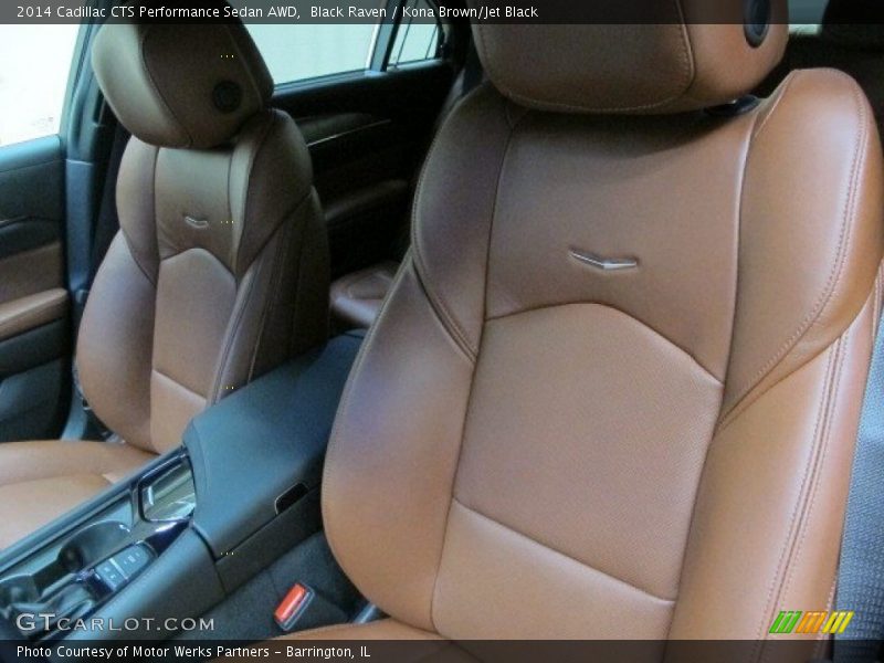 Black Raven / Kona Brown/Jet Black 2014 Cadillac CTS Performance Sedan AWD