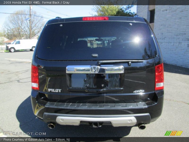 Formal Black / Gray 2009 Honda Pilot EX 4WD