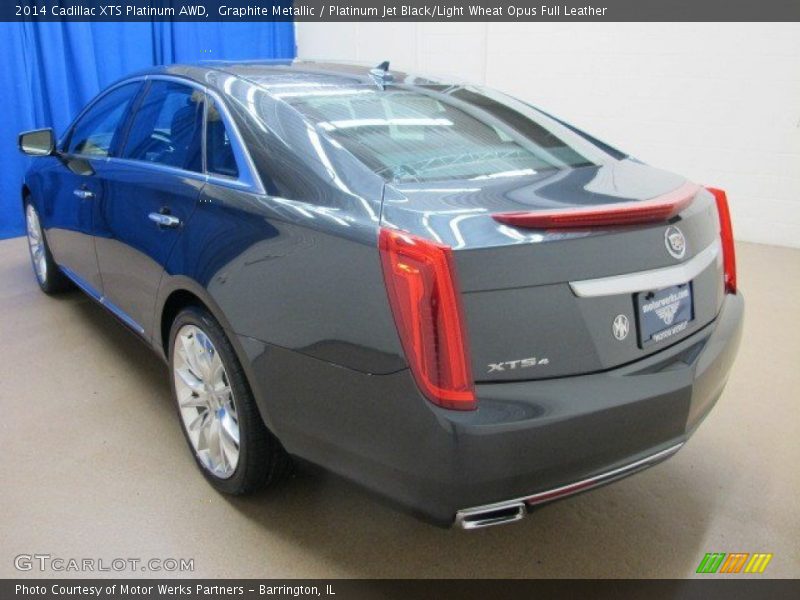 Graphite Metallic / Platinum Jet Black/Light Wheat Opus Full Leather 2014 Cadillac XTS Platinum AWD