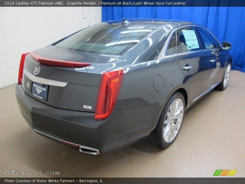 Graphite Metallic / Platinum Jet Black/Light Wheat Opus Full Leather 2014 Cadillac XTS Platinum AWD