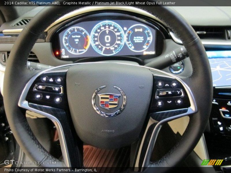 Graphite Metallic / Platinum Jet Black/Light Wheat Opus Full Leather 2014 Cadillac XTS Platinum AWD