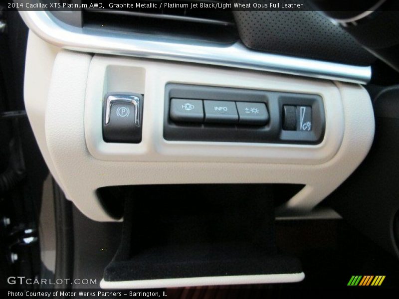 Graphite Metallic / Platinum Jet Black/Light Wheat Opus Full Leather 2014 Cadillac XTS Platinum AWD