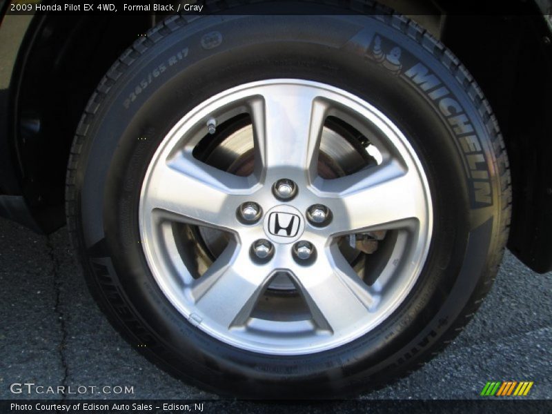 Formal Black / Gray 2009 Honda Pilot EX 4WD