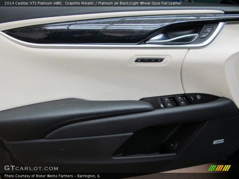Graphite Metallic / Platinum Jet Black/Light Wheat Opus Full Leather 2014 Cadillac XTS Platinum AWD