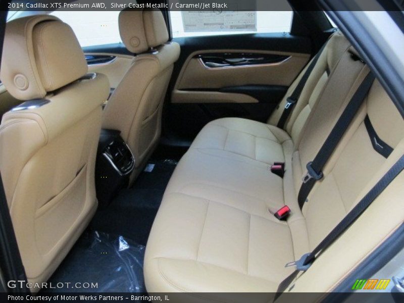 Silver Coast Metallic / Caramel/Jet Black 2014 Cadillac XTS Premium AWD