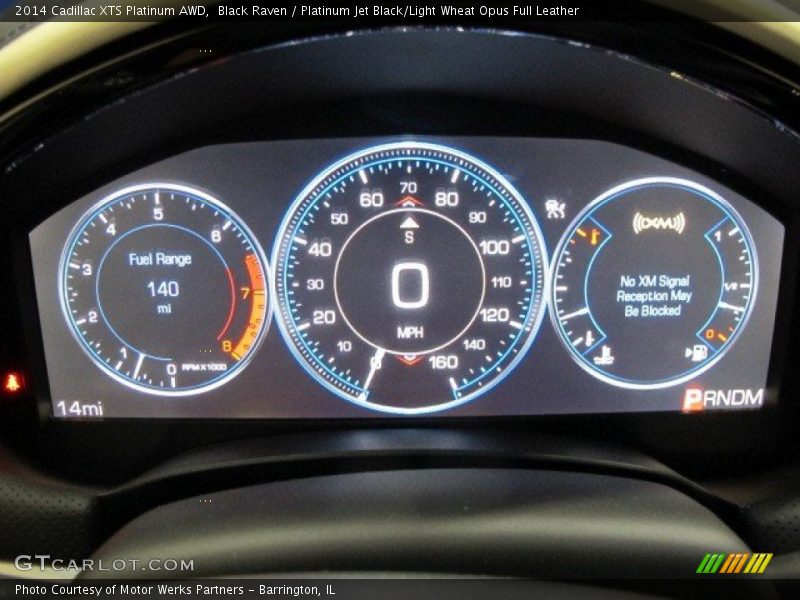  2014 XTS Platinum AWD Platinum AWD Gauges