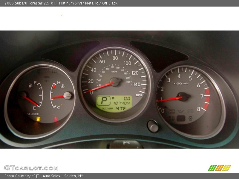 Platinum Silver Metallic / Off Black 2005 Subaru Forester 2.5 XT