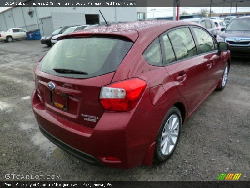 Venetian Red Pearl / Black 2014 Subaru Impreza 2.0i Premium 5 Door