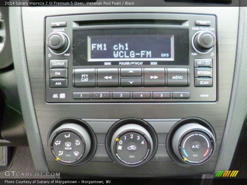 Venetian Red Pearl / Black 2014 Subaru Impreza 2.0i Premium 5 Door