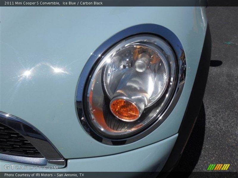 Ice Blue / Carbon Black 2011 Mini Cooper S Convertible